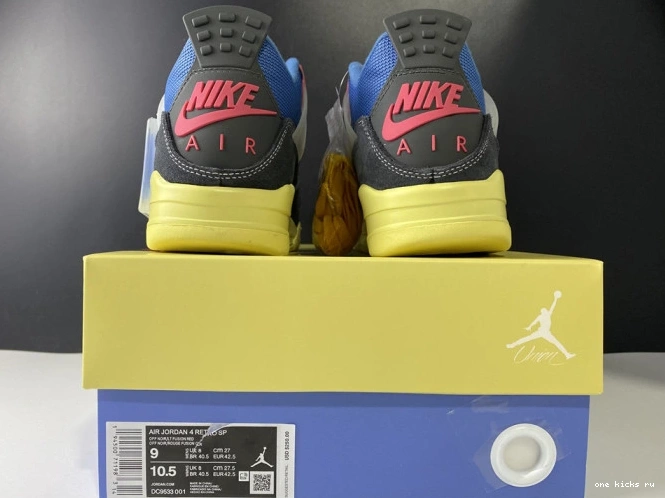 Cheap OFF AIR UNION NOIR JORDAN RETRO 4 DC9533-001 0804